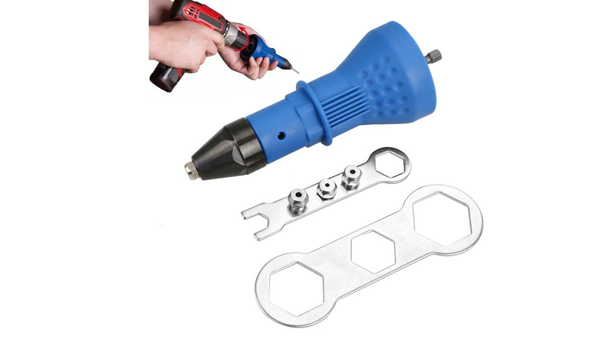 چطور دریل را تبدیل به دستگاه پرچ کنیم؟