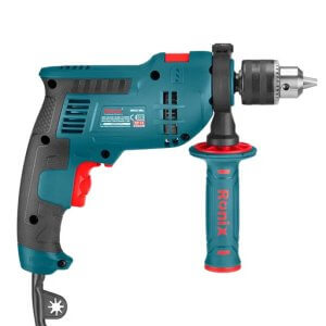 دریل بتن کن شارژی دریل چکشی 13 میلیمتری 750 وات رونیکس مدل 2211X از سمت چپ
