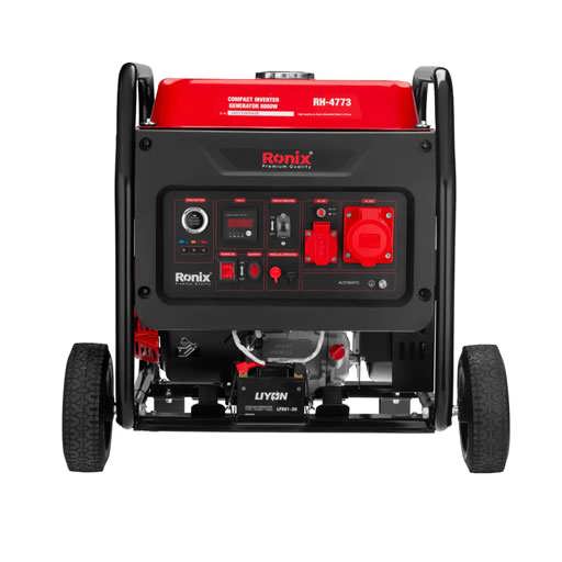 ژنراتور اینورتر کامپکت 8000 وات رونیکس مدل 4773 از پشت