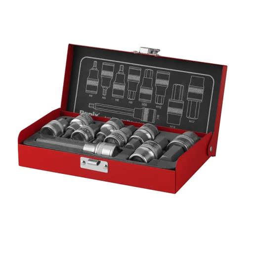 جعبه بکس 1/2 اینچ شش گوش 9 پارچه رونیکس مدل 2692