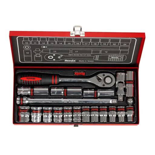 مجموعه بکس 20 عددی 1/2 اینچ رونیکس مدل 2620