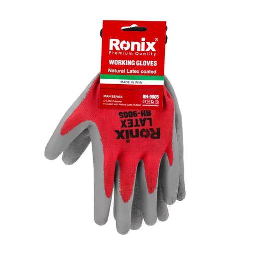 دستکش ایمنی لاتکس کف مواد رونیکس مدل RH-9005